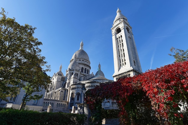 De beroemde basiliek Sacre Coeur Parijs Frankrijk