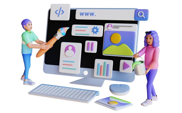Foto de beste hoogwaardige illustraties voor e-commerce store marketing en google ads