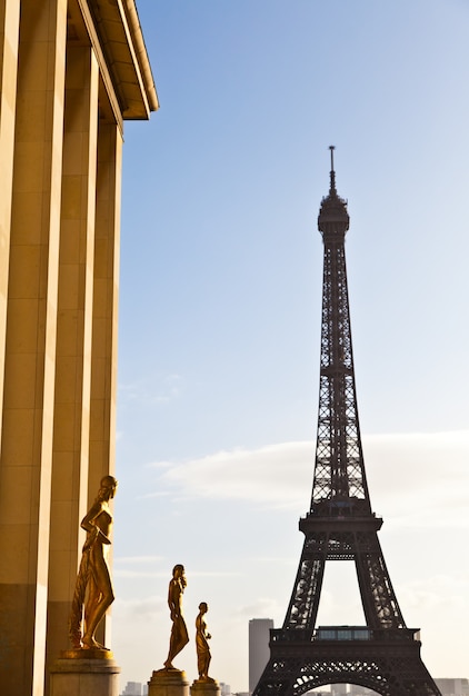 De beste plek in parijs om een prachtig uitzicht op de eiffeltoren te hebben: trocadero terrace