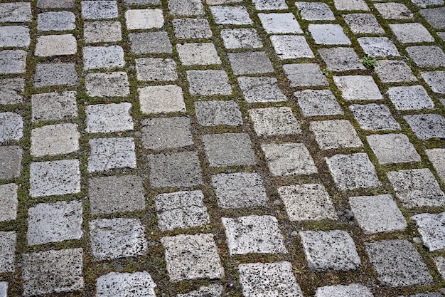 De bestrating van de granietklei in de straat van duitsland