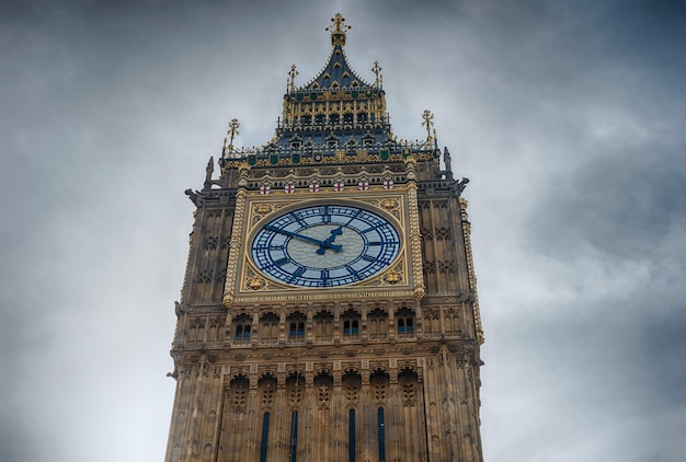 De Big Ben iconische mijlpaal in Londen Engeland UK