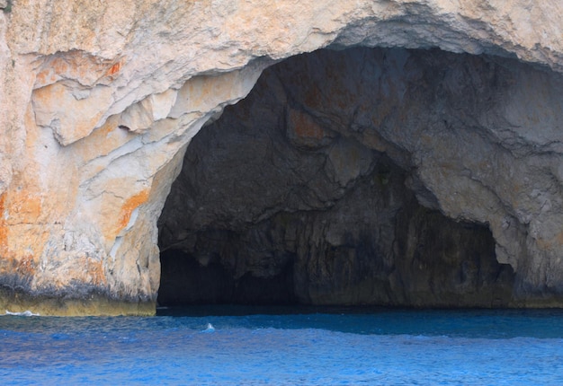 De Blauwe Grotten in Zakynthos Ionische Eilanden Griekenland