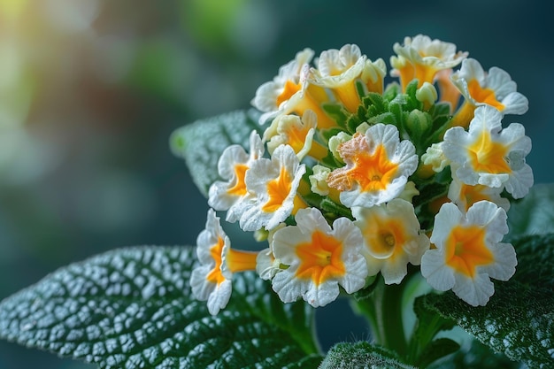 de bloemen van een ochtendplant in de lente zonneschijn professionele fotografie