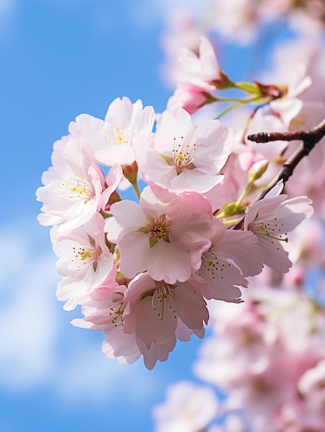 De bloemen zijn roze en wit.