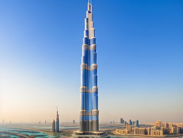 De Burj Khalifa in Dubai Verenigde Arabische Emiraten Generatieve AI