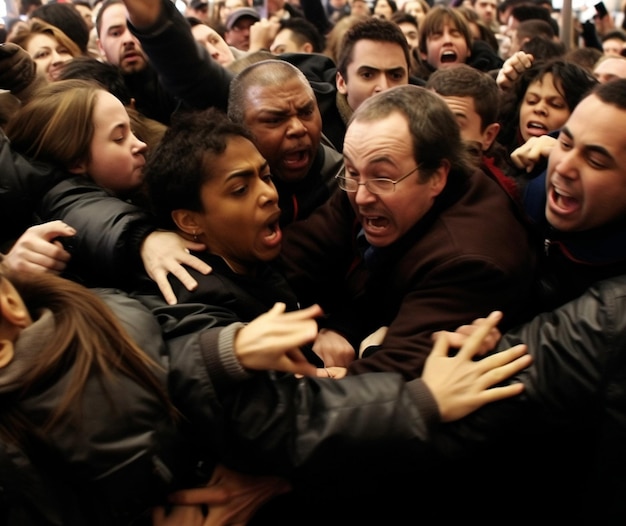 De chaos van koopjesjagers op Black Friday