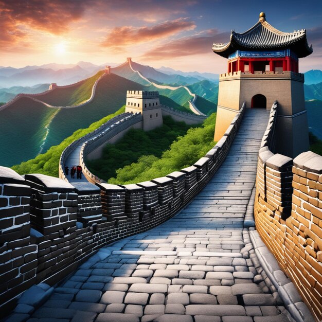 de Chinese muur