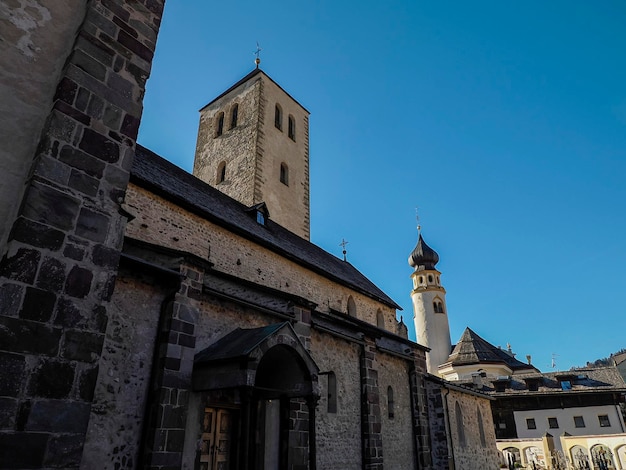 De collegiale kerk van San Candido Zuid-Tirol Pusteria vallei Trentino Alto Adige Italië