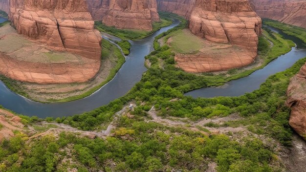 Foto de colorado rivier in de colorado rivier canyon