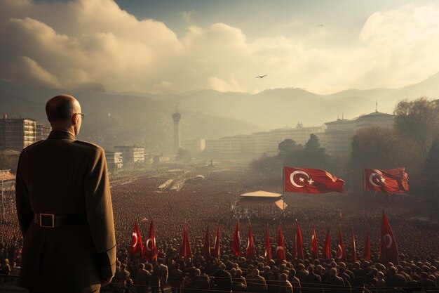 Foto de dag van de republiek turkije