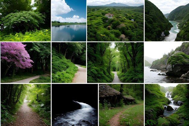 Foto de diversiteit van de natuur