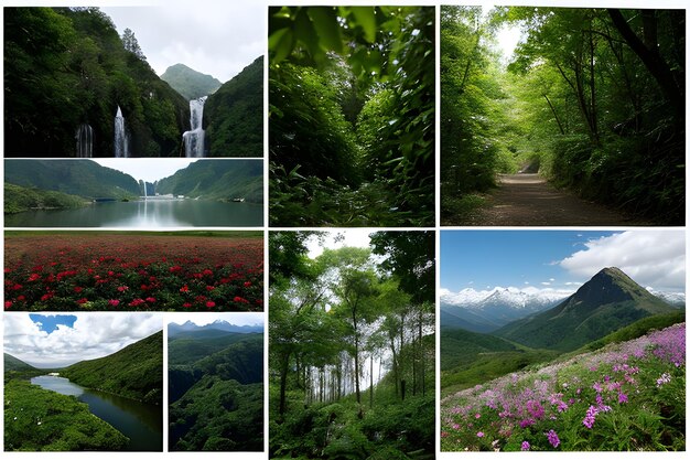 Foto de diversiteit van de natuur