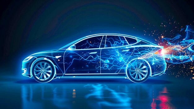 De donkere kant van elektrische auto-batterijen De verborgen milieueffect gecreëerd met generatieve AI-technologie