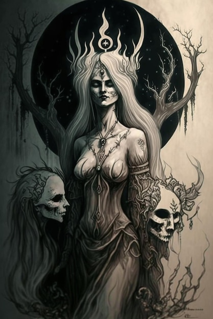 De donkere koningin van het bos