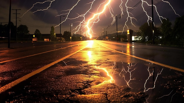 De dynamische en lichtgevende aard van een bliksem