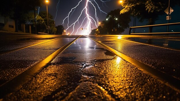 De dynamische en lichtgevende aard van een bliksem