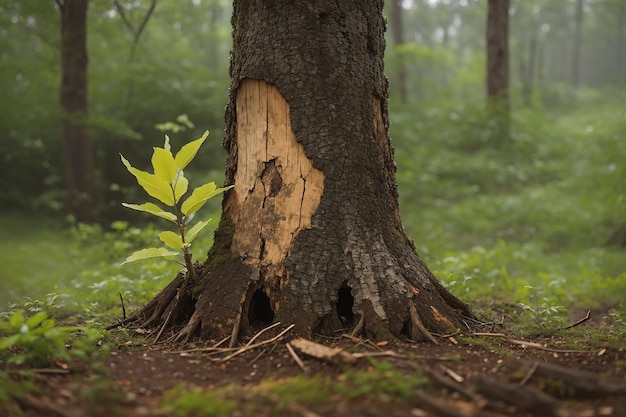 De erfenis van de oude boom