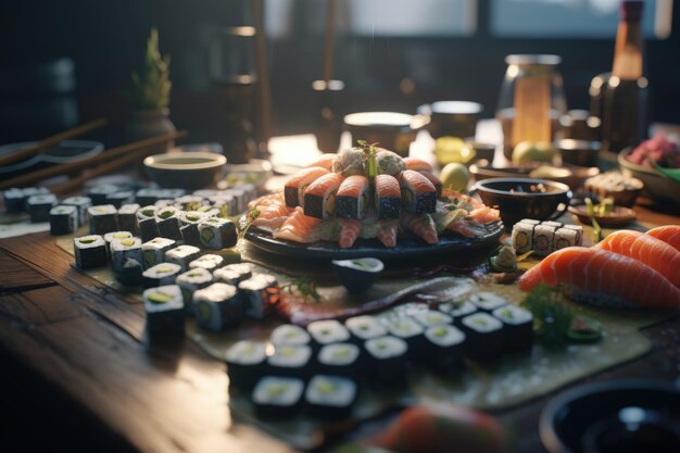 Foto de esthetiek van sushi