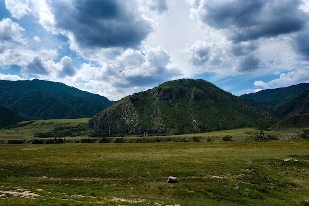 Foto de fascinerende schoonheid van de natuur van de zomer altai