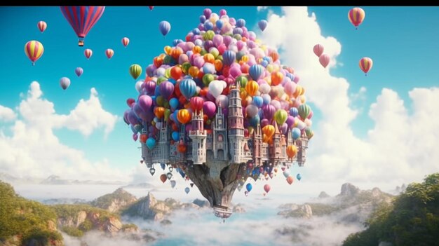 De film is een film genaamd de vliegende ballon.