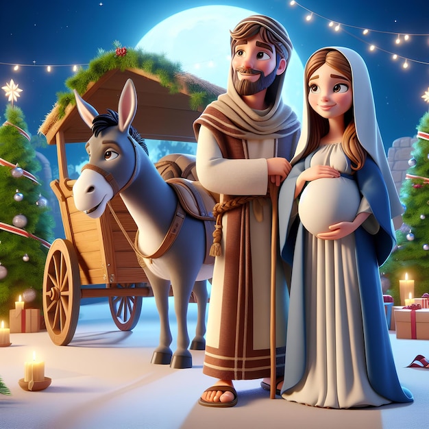 Foto de geboorte van jezus