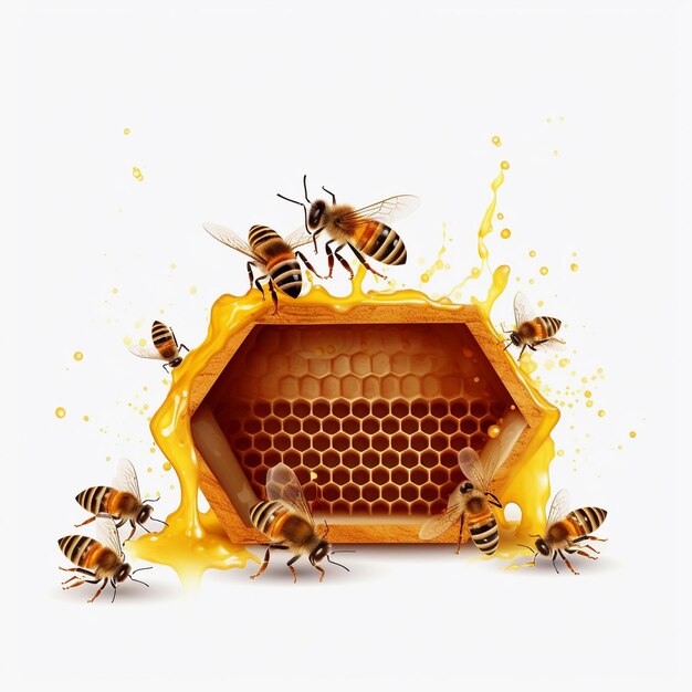 Foto de geheim leven van de bijen