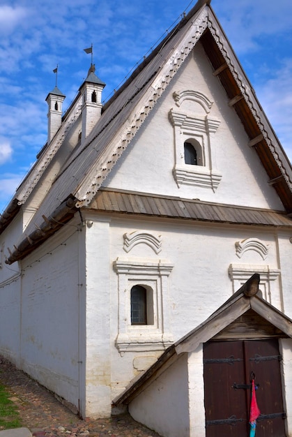 De gevel van een oud huis