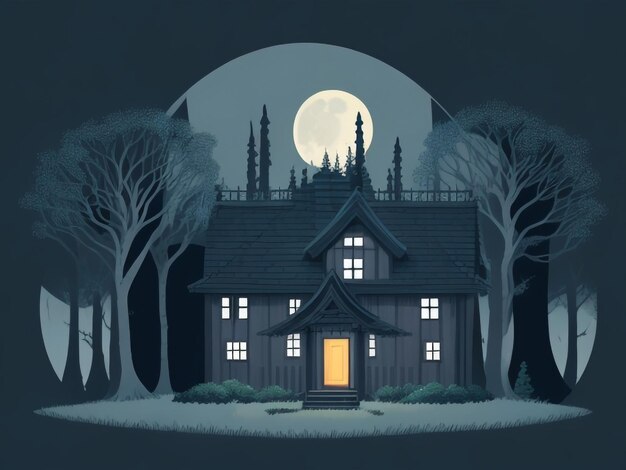 Foto de ghostly manor haunting house tekening