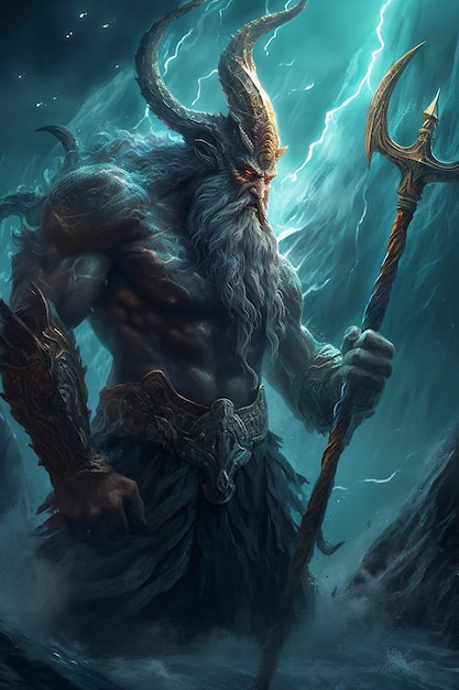De god van de zee