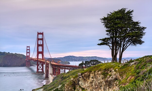 Foto de golden gate bridge in san francisco, californië, verenigde staten