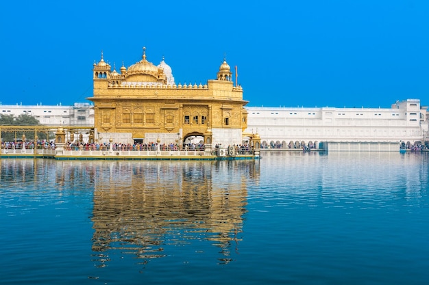 De gouden tempel, ook bekend als sri harmandir sahib, verblijfplaats van god