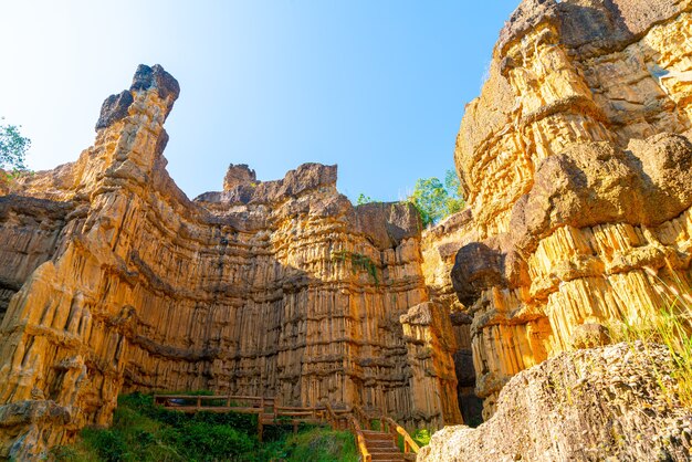 De Grand Canyon Chiang Mai of Pha Chor in Mae Wang National Park, Chiang Mai, Thailand