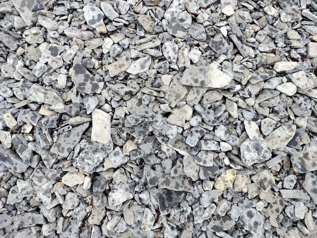 Foto de grijze stenen (kiezelstenen) achtergrondfoto
