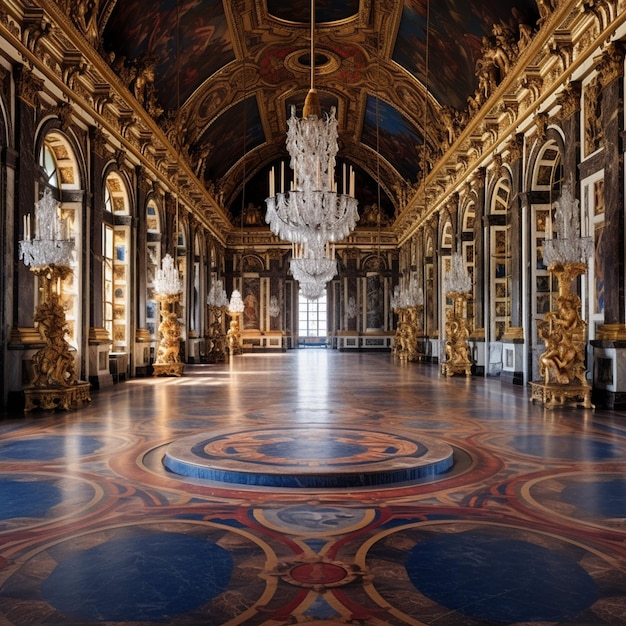 de grootsheid van het paleis van Versailles