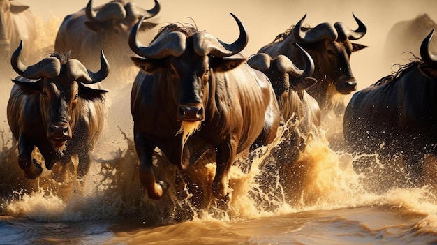 de grote migratie Masai Mara