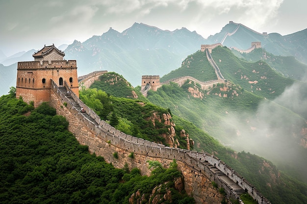 De Grote Muur van China gegenereerd door AI