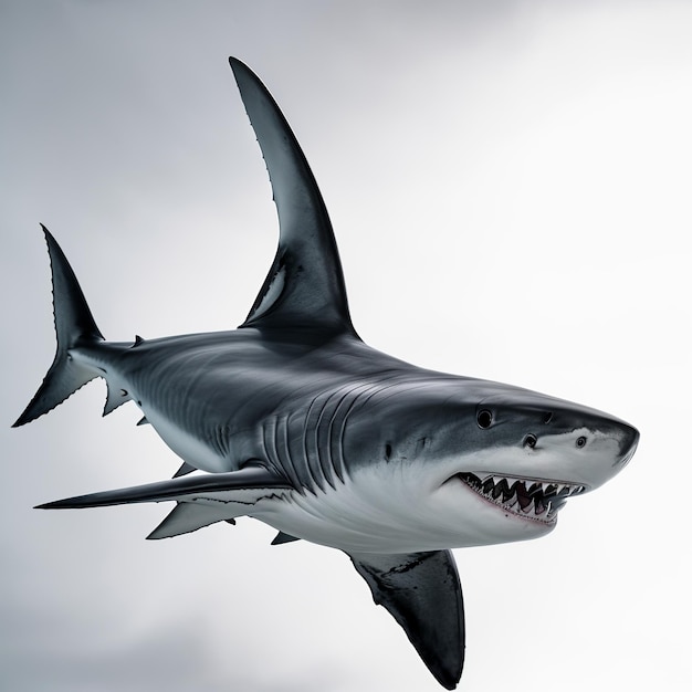 De grote witte haai een angstaanjagend roofdier
