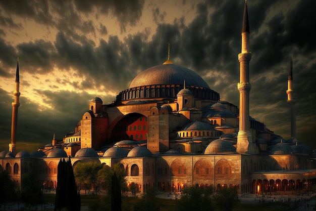 De Hagia Sophia in Istanbul is een bekend monument in Turkije