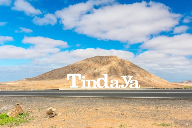 Foto de heilige berg van tindaya fuerteventura spanje