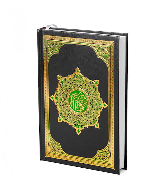 De heilige koran over wit