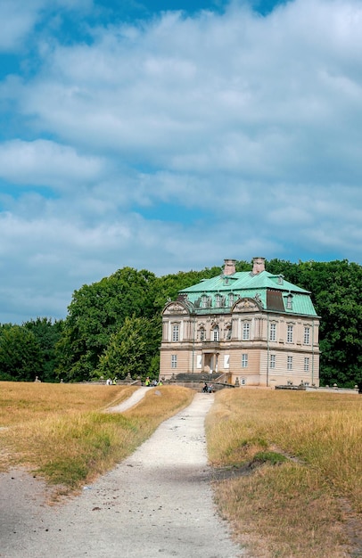 De Hermitage, een oud koninklijk jachthuis in Klampenborg, Denemarken