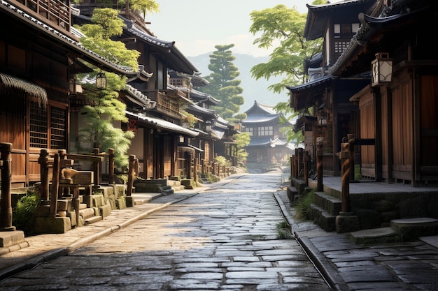 De historische stad Kyoto Japan met de traditionele 00718 01