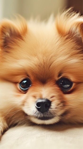 De hond heet pomeranian.