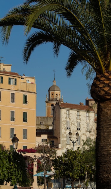 De huizen van het eiland Ajaccio Corsica