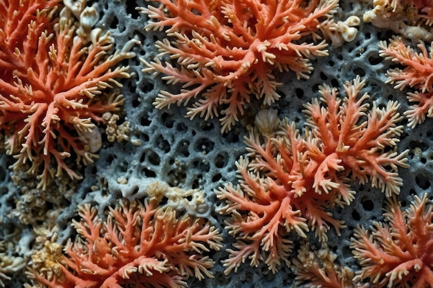De ingewikkelde textuur van koraal