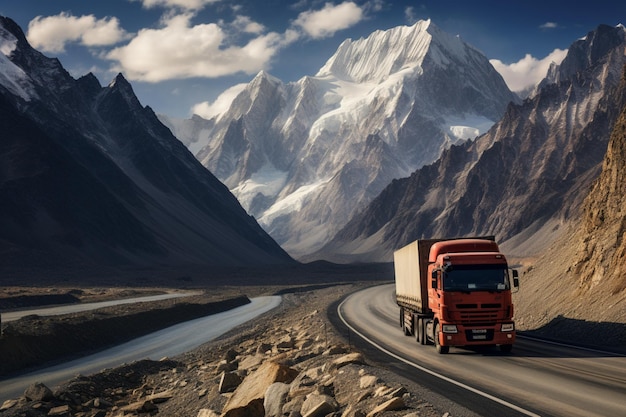 De Karakoram Highway toont prachtige bergen en een unieke cultuur
