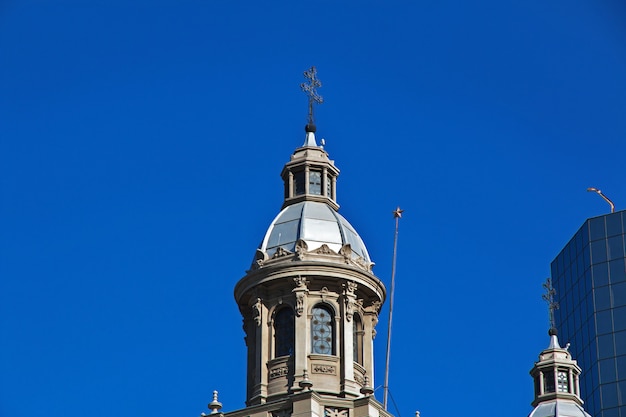 De kathedraal in Santiago Chili