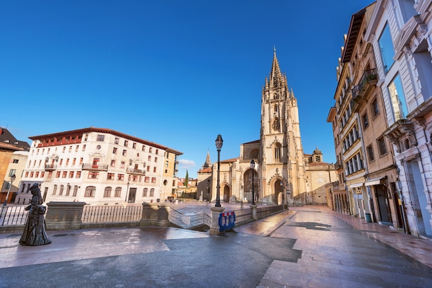 De kathedraal van Oviedo, Asturias, Spanje.