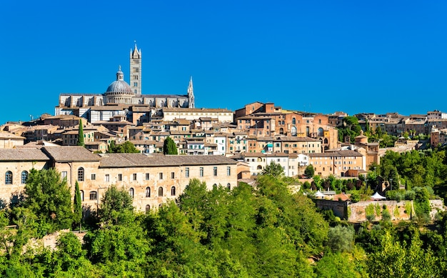 De kathedraal van Siena, in Toscane, Italië