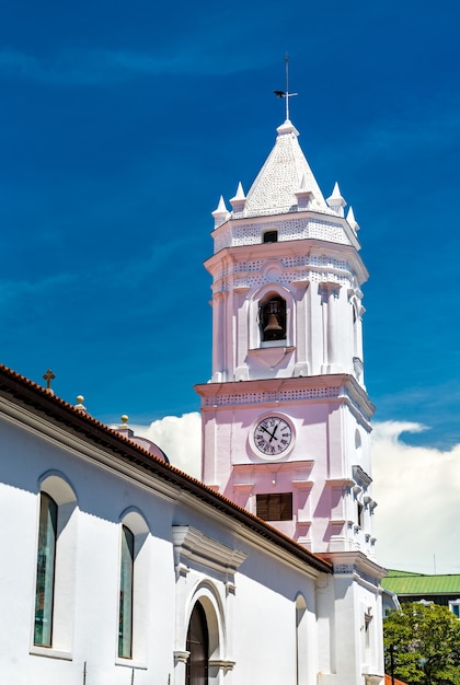 De kathedraalbasiliek van santa maria la antigua in casco viejo, panama